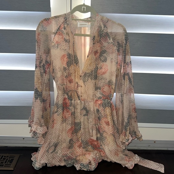Zimmermann Pants - Zimmermann floral romper size 1
